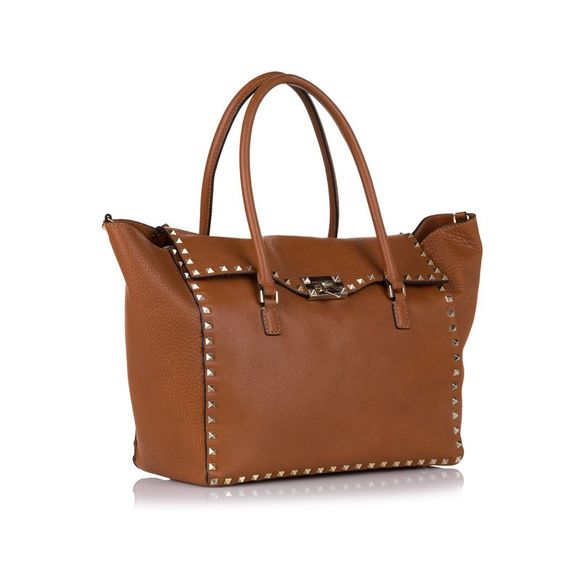 Rockstud Leather Shoulder Bag - Picture 2 of 7